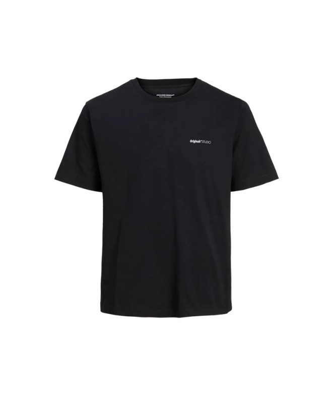Camiseta Jack and Jones Jorvarenna Painted Hombre Negro