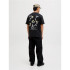 Camiseta Jack and Jones Jorvarenna Painted Hombre Negro