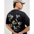Camiseta Jack and Jones Jorvarenna Painted Hombre Negro