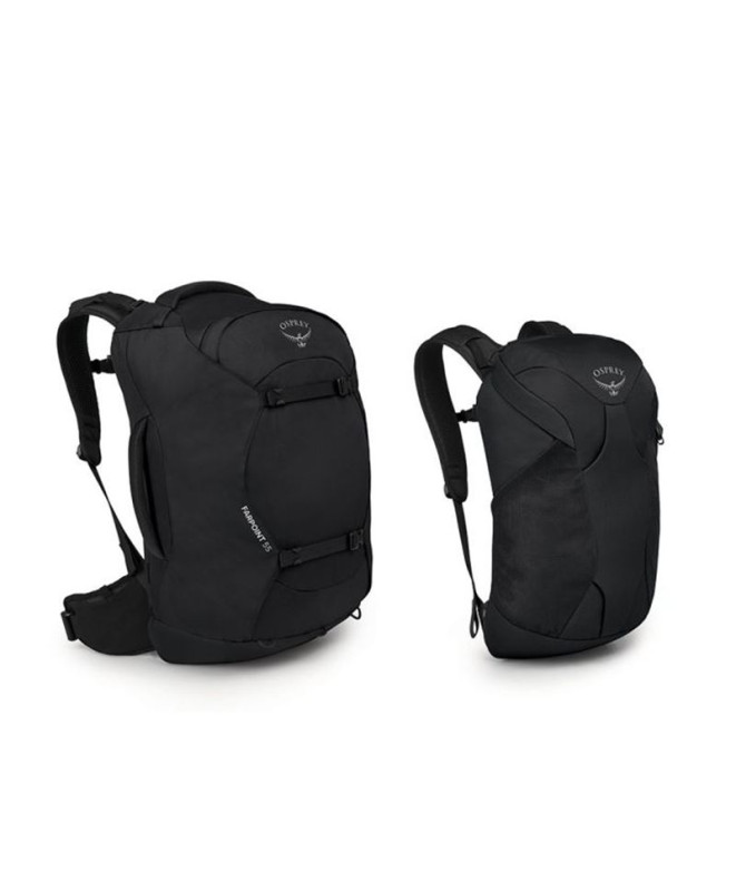 Mochila de Montaña Osprey Farpoint 55 Hombre Negro