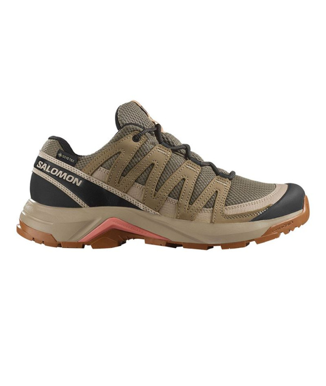 Zapatillas de Montaña Salomon X-Adventure Recon Gtx Beige/Oliva