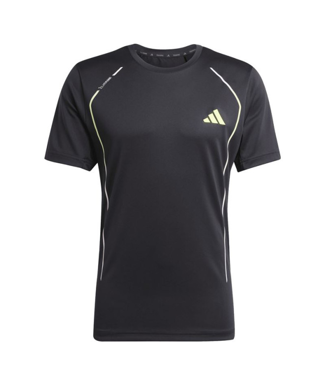 Camiseta de Fitness adidas Tech App Hombre Negro