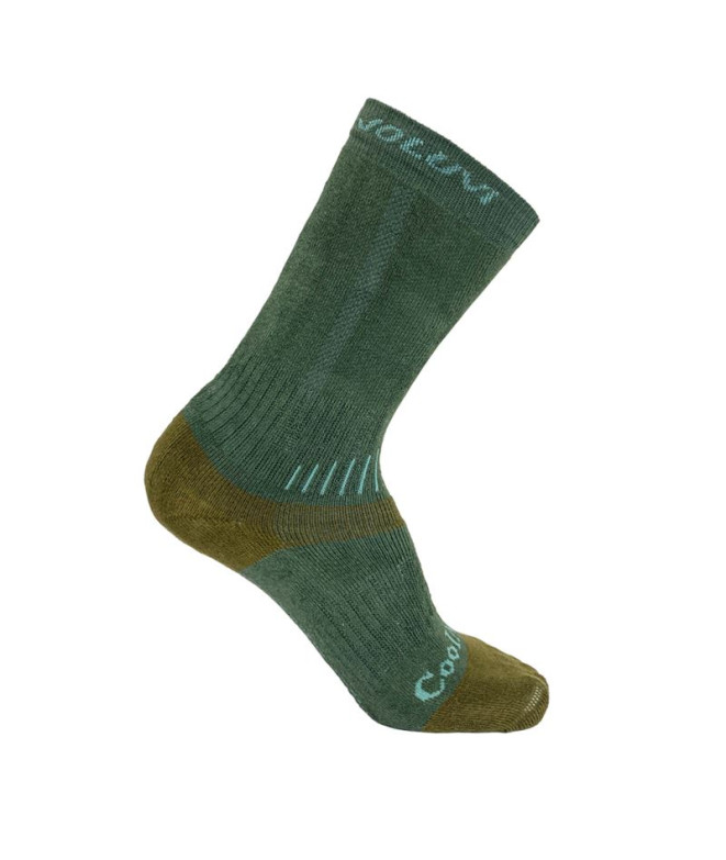 Calcetines de montaña Joluvi Coolmax Ressor 2 Par Verde Salvia