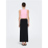 Camiseta Only Onlvilma S/L Cropped Tank Top Jrs Noos Mujer Rosa Lady