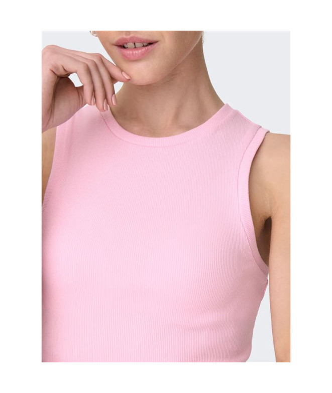 Camiseta Only Onlvilma S/L Cropped Tank Top Jrs...