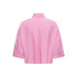 Camisa Only Onlastrid Life 2/4 Crop Shirt Wvn Noos Mujer Begonia Rosa