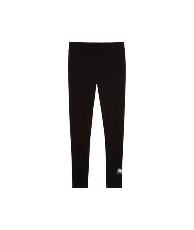 Mallas Puma Essentials Metallic Mujer Negro