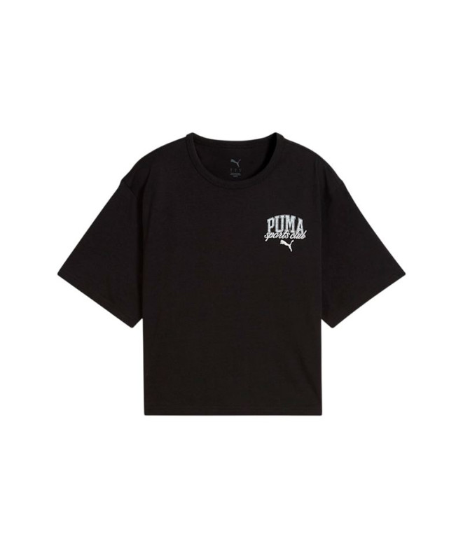 T-shirt Puma Class Relaxed Femme Noir
