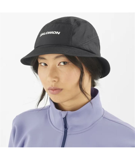 Chapeau Salomon Shkout Bucket Hat U Deep Noir 2