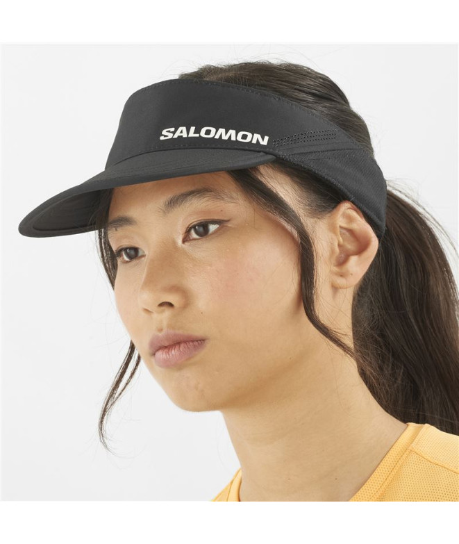 Viseira de Running Salomon Shkout Visor Preto