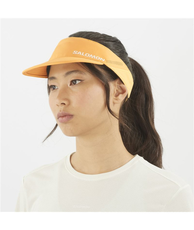 Viseira de Running Salomon Shkout Laranja