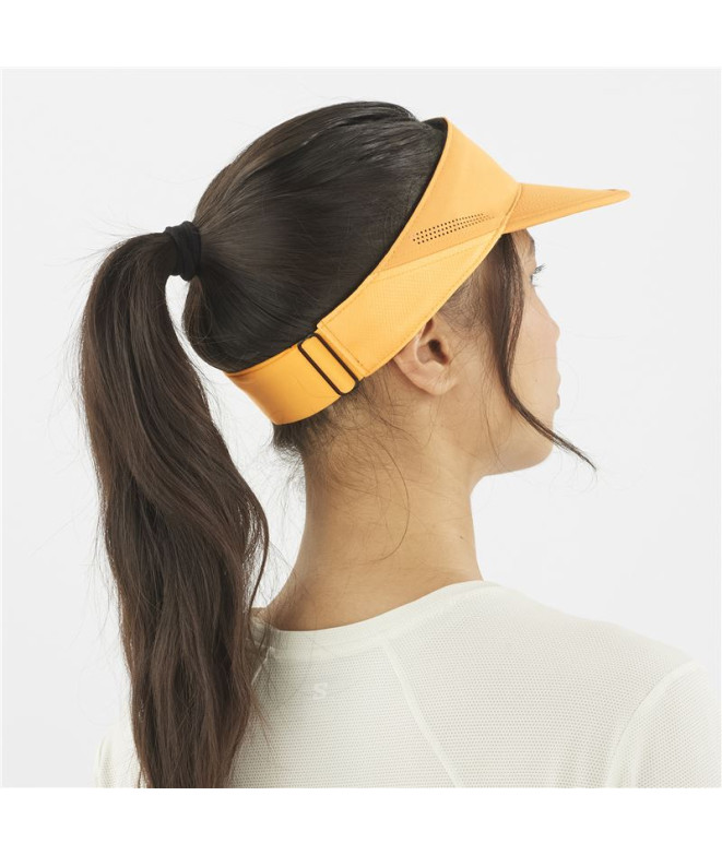 Viseira de Running Salomon Shkout Laranja