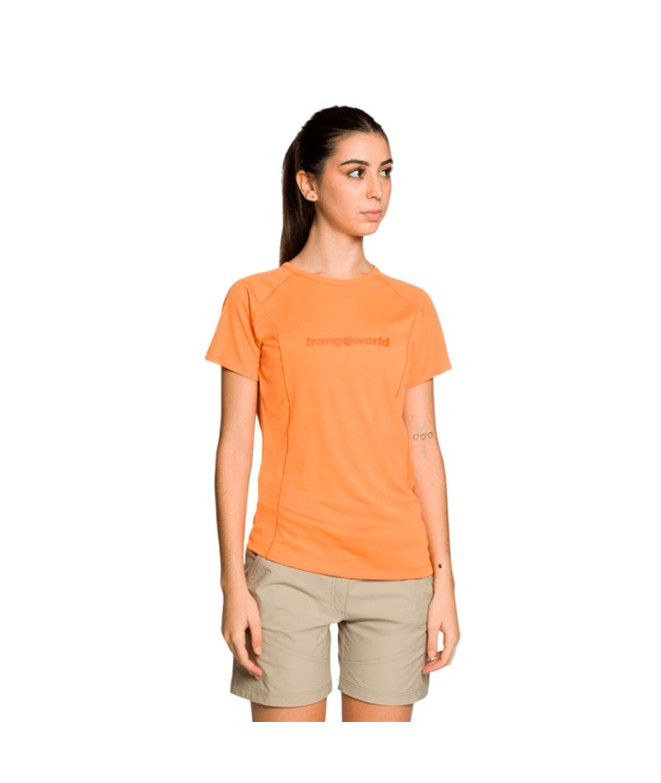 Camiseta Trangoworld Demba Mulher Laranja Claro