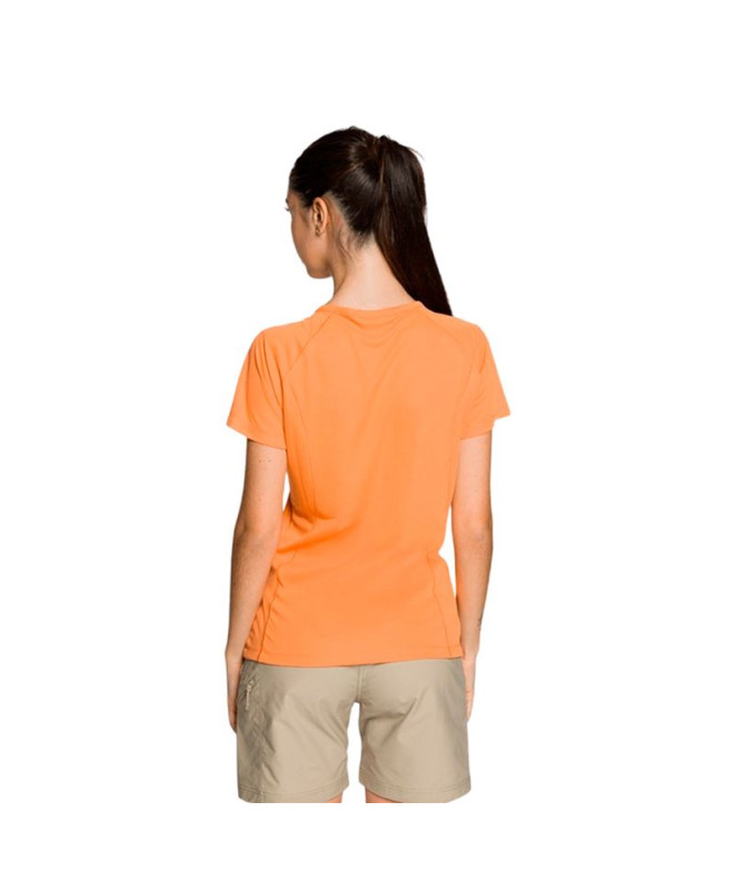 Camiseta Trangoworld Demba Mujer Naranja Claro