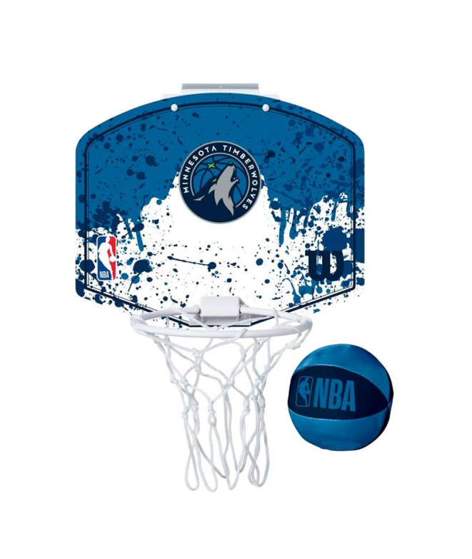 Set Minicanasta Wilson Team Mini Hoop Nba Timber