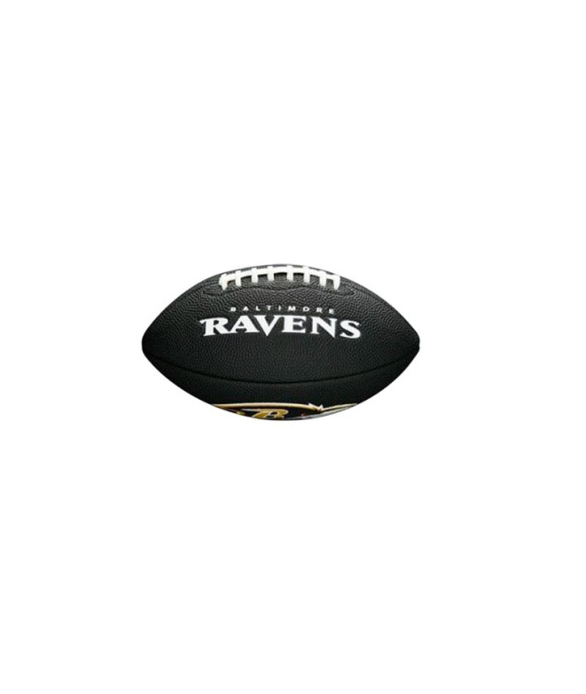 Balón de Fútbol Americano Wilson Mini Nfl Team Soft Touch Fb Bl Ba Infantil Negro/