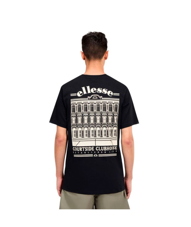 Camiseta Ellesse Courtside Club Tee Homem Preto