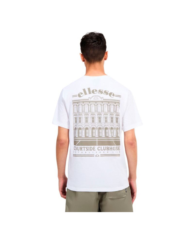 Camiseta Ellesse Courtside Club Tee Homem Branco