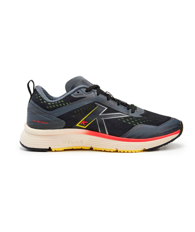 Zapatillas de Running Kelme Valencia Negro/Amarillo