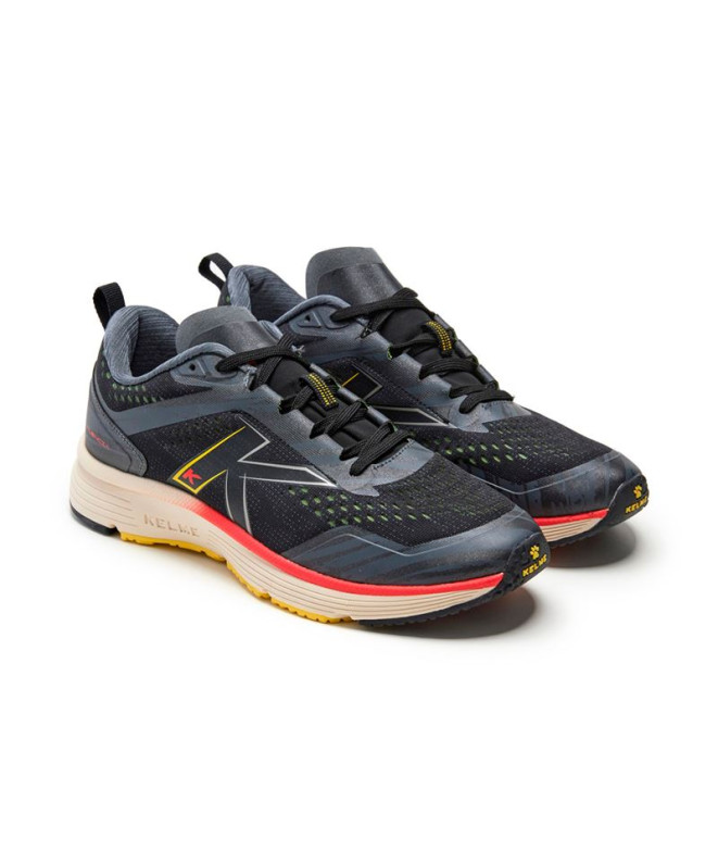 Sapatilhas de Running Kelme Valência Preto/Amarelo