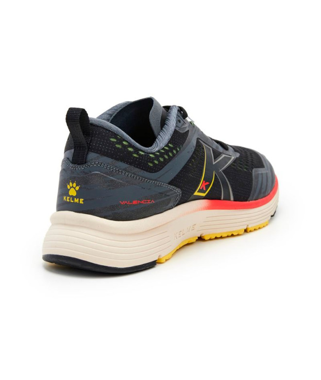 Chaussures de Running Kelme Valencia Noir/Jaune