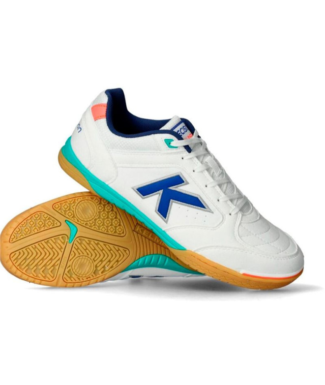 Sapatilhas de Futsal Kelme Precision Branco/Aqua