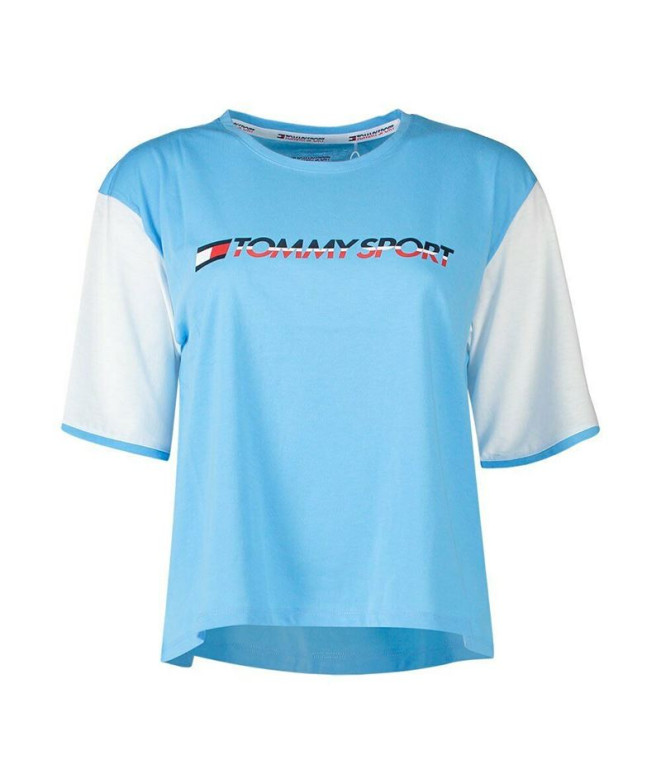 T-shirt de Fitness Tommy Hilfiger Logo CouleurNoir
