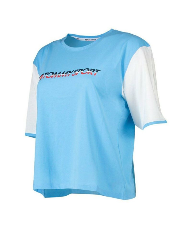 T-shirt de Fitness Tommy Hilfiger Logo CouleurNoir