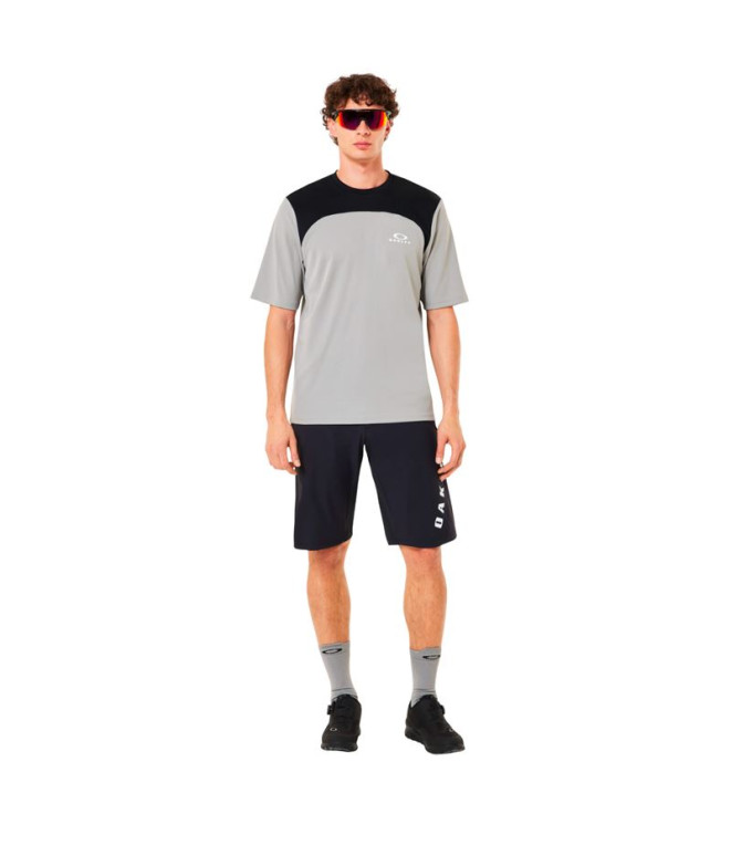 Camiseta Oakley Free Ride SS Hombre Cement