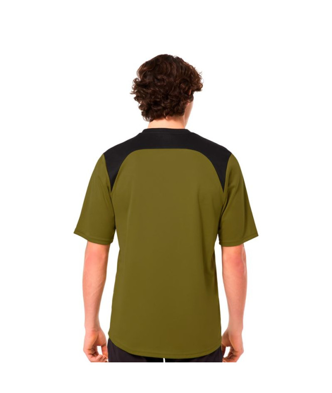 Camiseta Oakley Free Ride SS Homem Verde Escuro