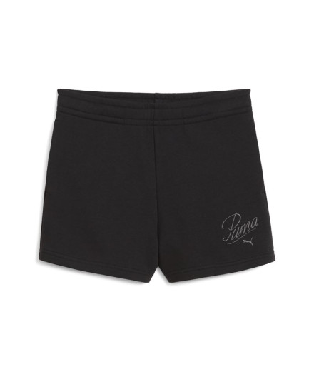 Pantalon Puma Essentials Script s G Fille Noir