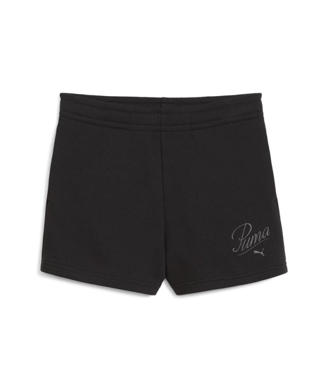 Pantalón Puma Essentials Script s G Niña Negro