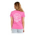 Camiseta Rip Curl Re-Entry Crew Tee Mujer Rosa Fucsia