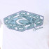 T-shirt Rip Curl Refill Tee Homme Blanc