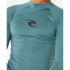 Licra Rip Curl Waves Upf Perf L/S Homem Azul Stone