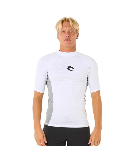Licra Rip Curl Waves Upf Perf S/S Homem Branco Licra Rip Curl Waves Upf Perf S/S Homem Branco