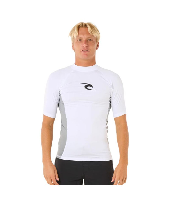 Licra Rip Curl Waves Upf Perf S/S Hombre Blanco