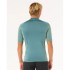 Licra Rip Curl Waves Upf Perf S/S Homme Bleu Stone