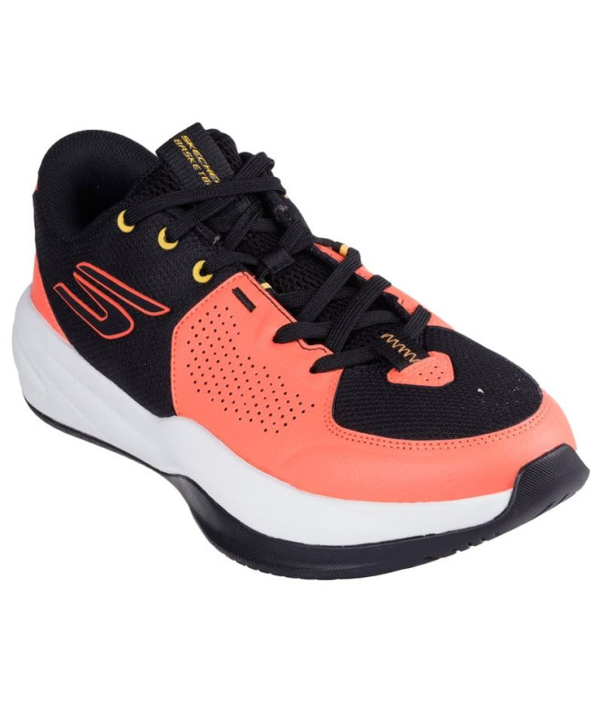 Zapatillas Skechers Skx League Hombre Coral /Negro