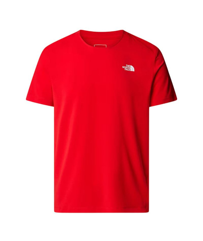 Camiseta The north Face Lightning Alpine Hombre Rojo