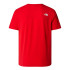 Camiseta The north Face Lightning Alpine Homem Vermelho