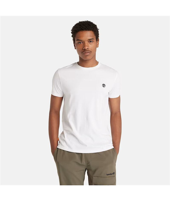 T-shirt Timberland Dunstan River Homme Blanc
