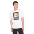 T-shirt Timberland Logo Empilé Coloré Blanc