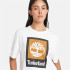 Camiseta Timberland Stack Logo Colored Branco