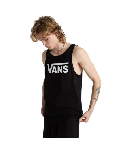 Camiseta Vans Mn Classic Tank Hombre Negro/Blanco