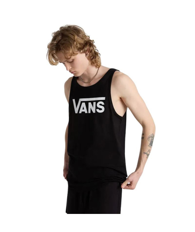 Camiseta Vans Mn Classic Tank Hombre Negro/Blanco