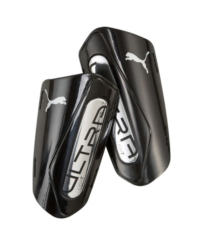 Espinilleras de Fútbol Puma Ultra Light Strap, Black- Hombre