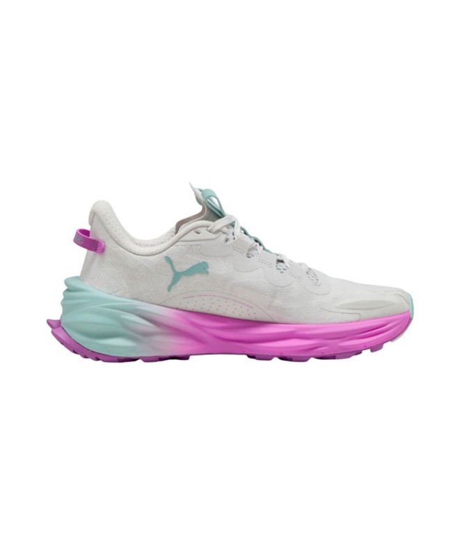Zapatillas de Running Puma Fast Trac Nitro 3 Wn,Feather Gray, Mujer