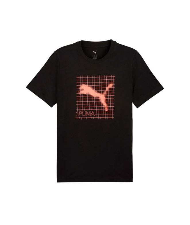 Camiseta Puma tech Graphic Black Hombre