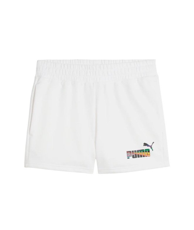 Pantalón Puma Love Unitedd-Rise, White Mujer